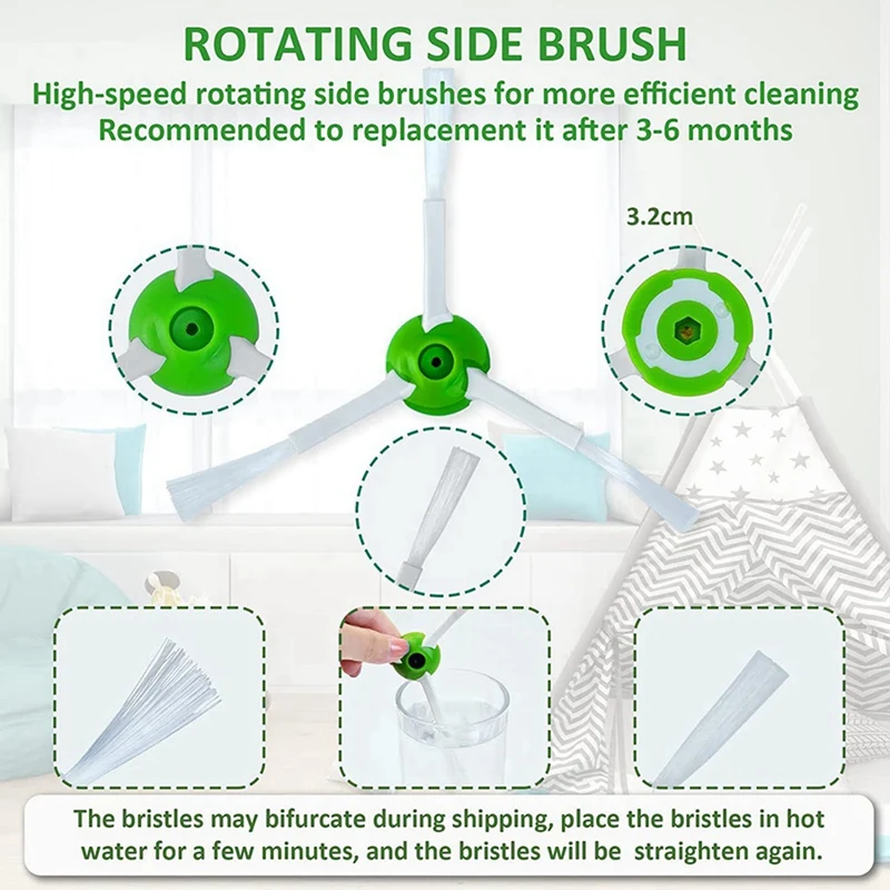 2025-2X Replacement Parts For Irobot Roomba E, I, & J Series I7 I7+ I2 I3 I3+ I4 I4+ I6 I6+ I8 I8+/Plus J7 J7+ E5 E6 E7