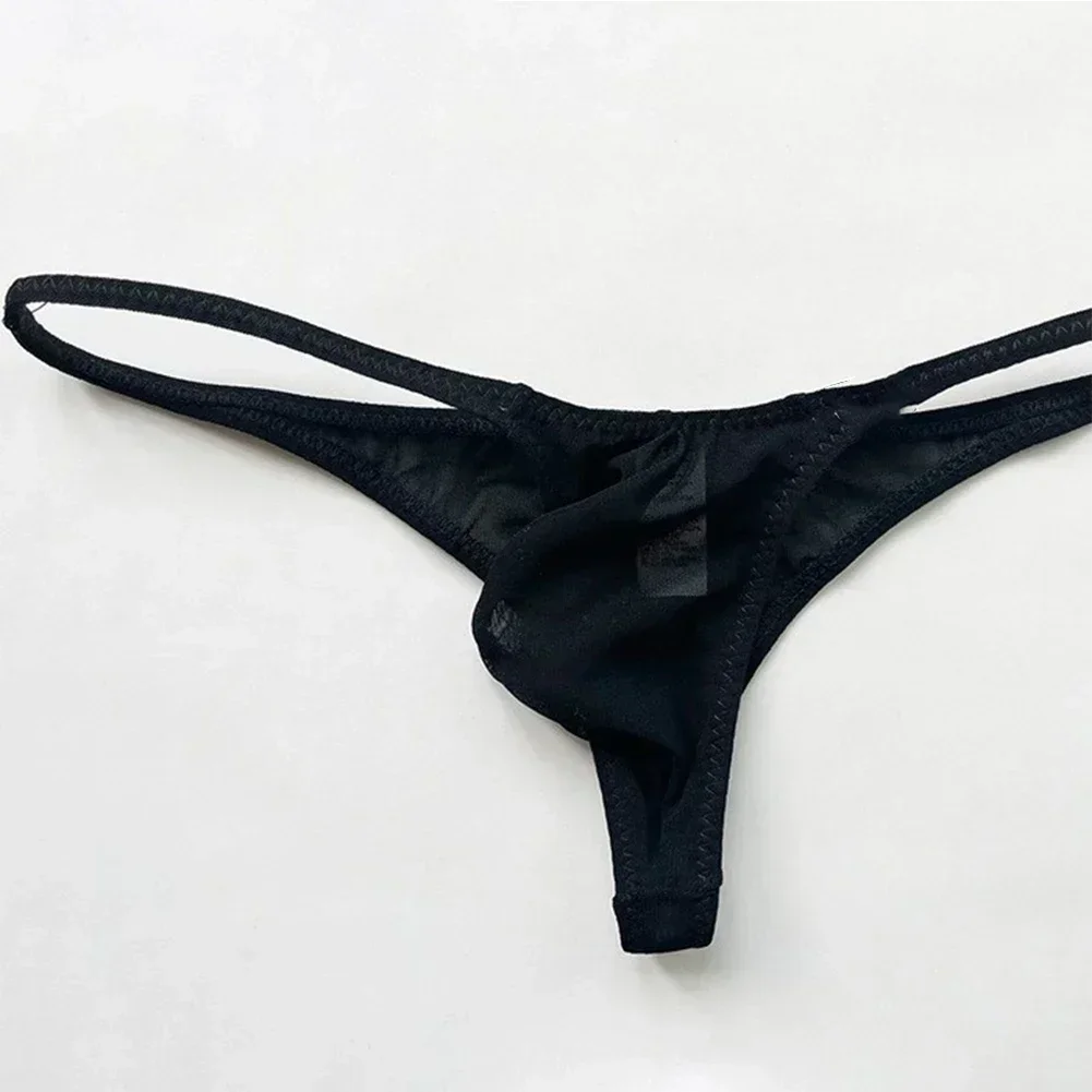 

Breathable Soft Material Classic G-String Style Comfortable Male Underwear Comfortable See Through Thongs Lingerie