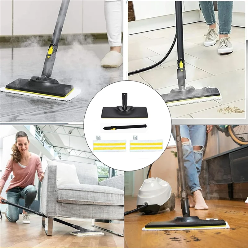 B89B-الطابق فرشاة رئيس الطابق القماش مع تمديد قضيب مجموعات Forkarcher SC1 SC2 SC3 SC4 SC5 أجزاء منظف البخار