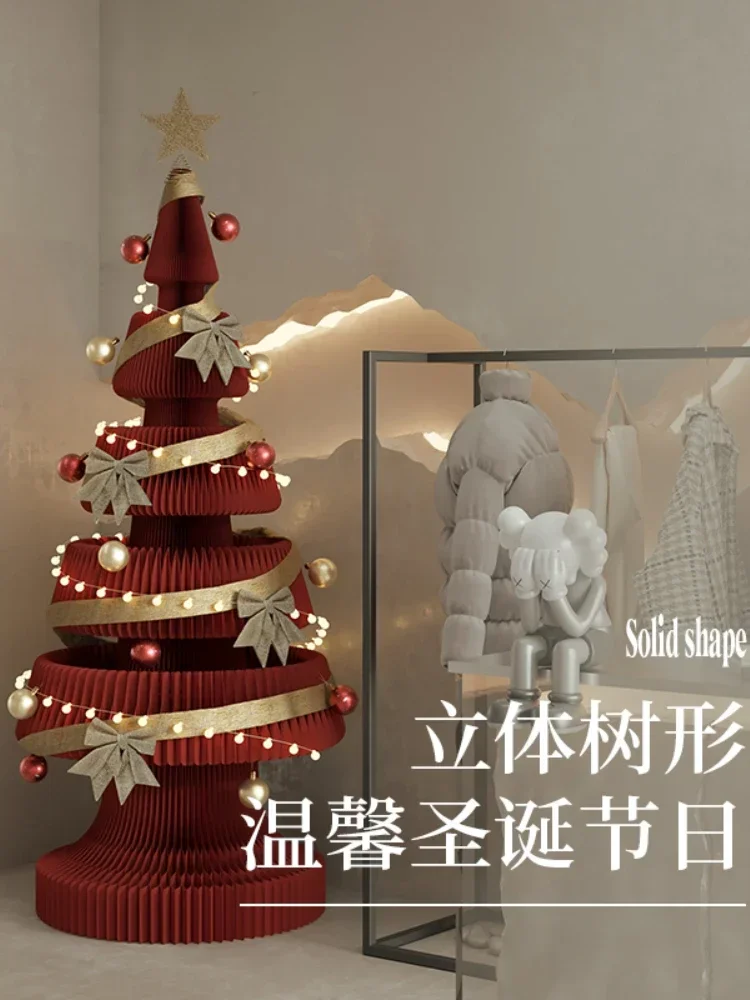 Christmas Tree Home Ornament Showcase Tool Shopping Mall Festival Decoration