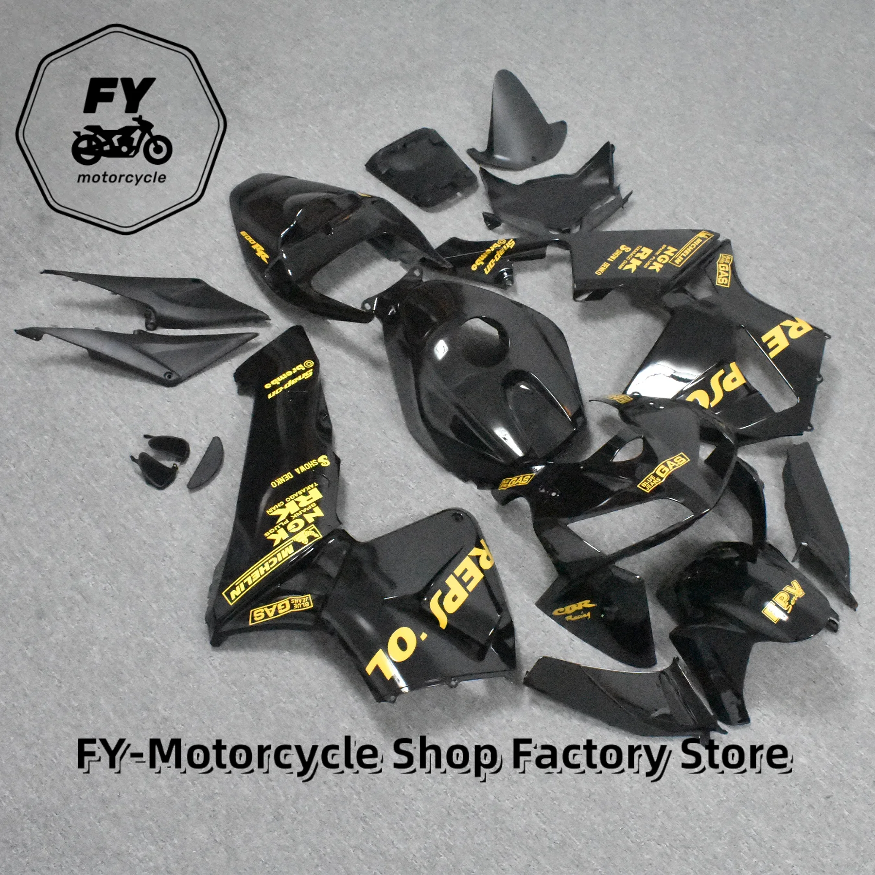 Motorcycle Fairing Kit for Honda CBR600RR CBR600 F5 2005 2006 Plastic Fairings CBR 600 RR 05 06 Shiny Red Orange Bodyframe Cover view 3