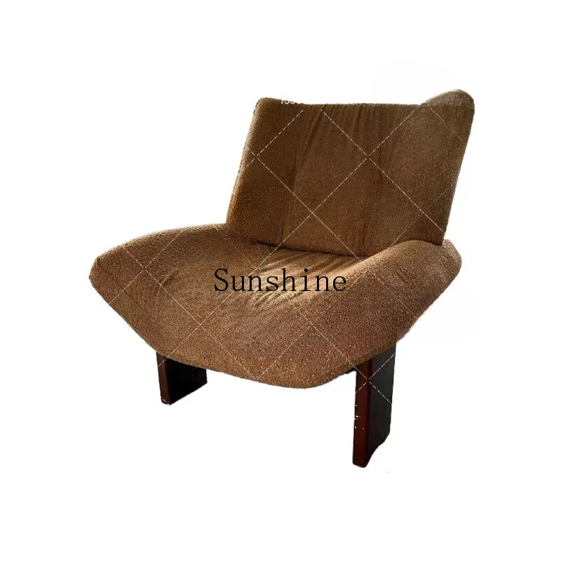 Light luxury art living room balcony simple modern leisure area single sofa chair