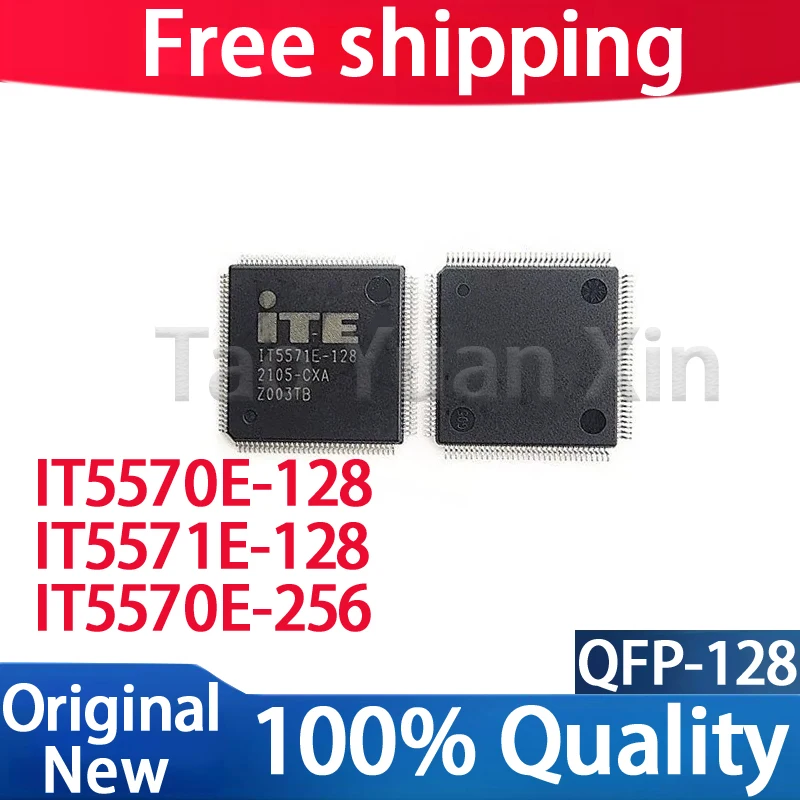 100% New IT5570E-128 IT5571E-128 IT5570E-256 CXA CXS QFP-128 Chipset