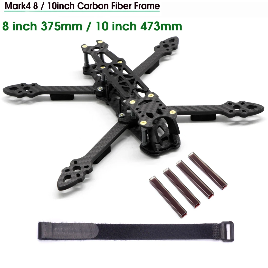 Mark4 Mark 4 8 pollici 375mm/ 10 pollici 473mm W/ 5mm Arm FPV Racing Drone Quadcopter KIT telaio Freestyle