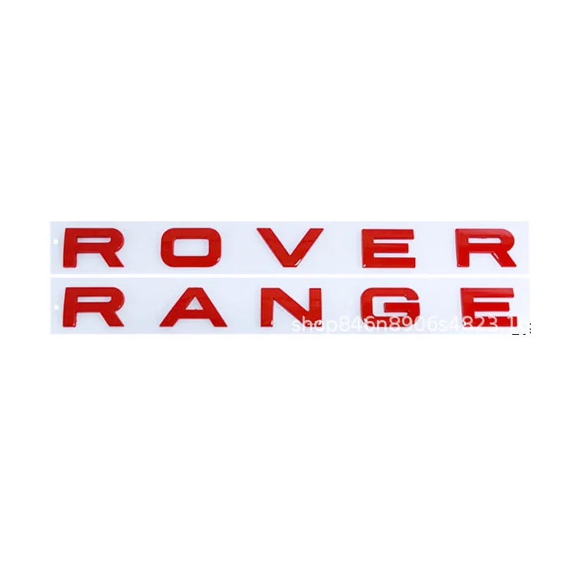 Abs Car Front Hood Sticker Trunk Letters Badge for Land Rover Range Rover Emblem Evoque Vogue Velar SV L405 L322 2 3 4 Sport