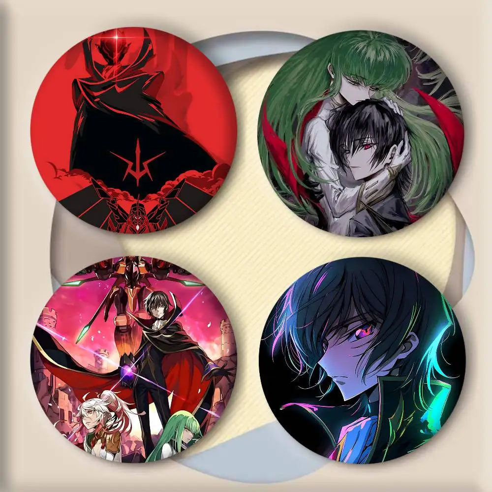 Anime C-Code Geass Round badge lapel pin backpack clothing jewelry accessories gift brooch