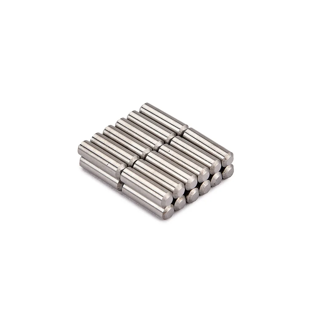 24Pcs Alnico 5 Magnet Rods 17mm Length Guitar Pickup Pole Pieces Alnico V Magnet Cores for Single Coil Guitar Pickup Making