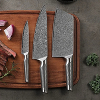3-Piece Kitchen Knife Set  Chef Knife Carving Knife High Carbon Steel Precision Knife Damascus Kitchen Knife Set With Gift Box