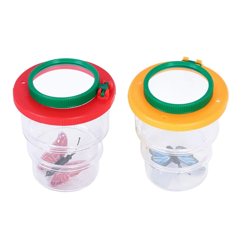 

Kids Nature Observation Box Insect Catcher Educational Magnifiers Insect Container