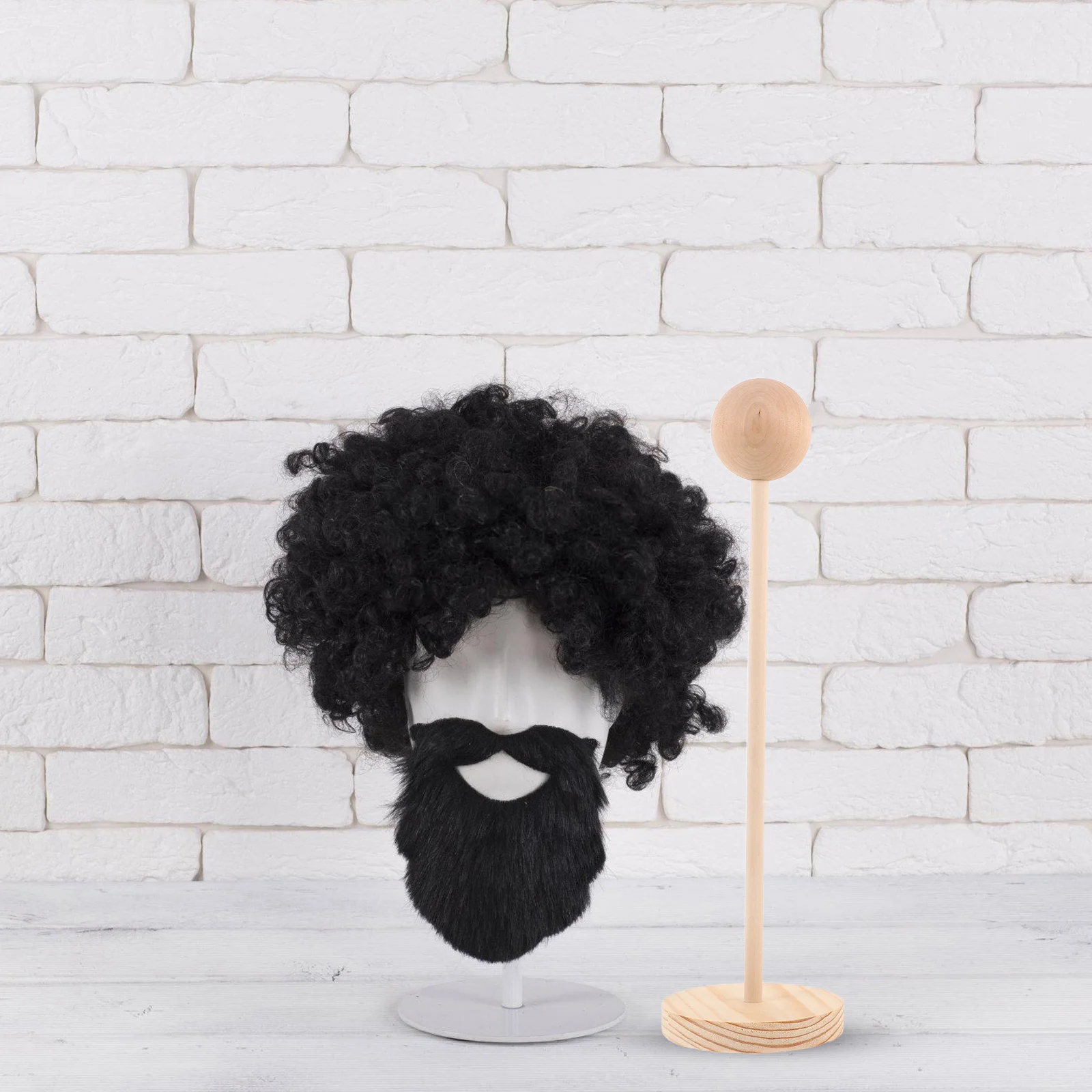 

30cm Fine Craftsmanship Stand Easy Installation for Head Accessories Elegant and Durable Display Mannequin Hat Rack