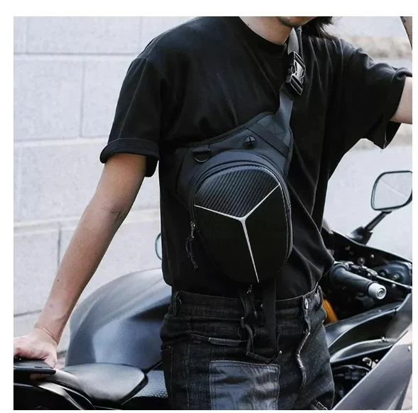 Motorcycle Bag Men Motorbike Leg Side Bag EVA Hard Shell Male Phone Waist Pack Motorcycle Drop Leg Bag Fanny Pack Belt Bum Bags1