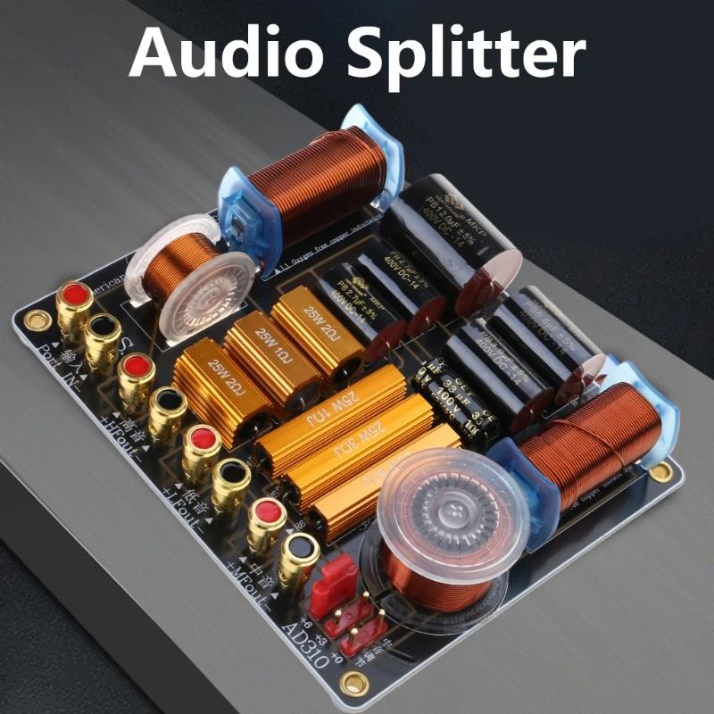 Professional AD310 450W Speaker Splitter High Power Three Way Divider for Stage Home Theater 750Hz~5000Hz