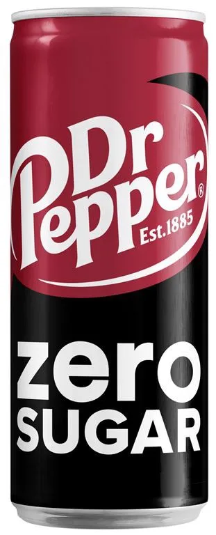 Dr Pepper Zero Sugar Napój gazowany o smaku owocowym 330 ml