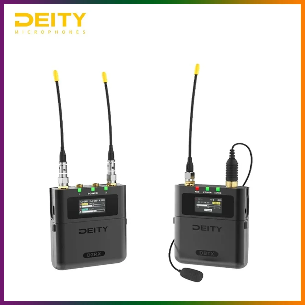 DEITY THEOS Dual Channel Digital U-Band Wireless Microphone System  for Photography Live Interview