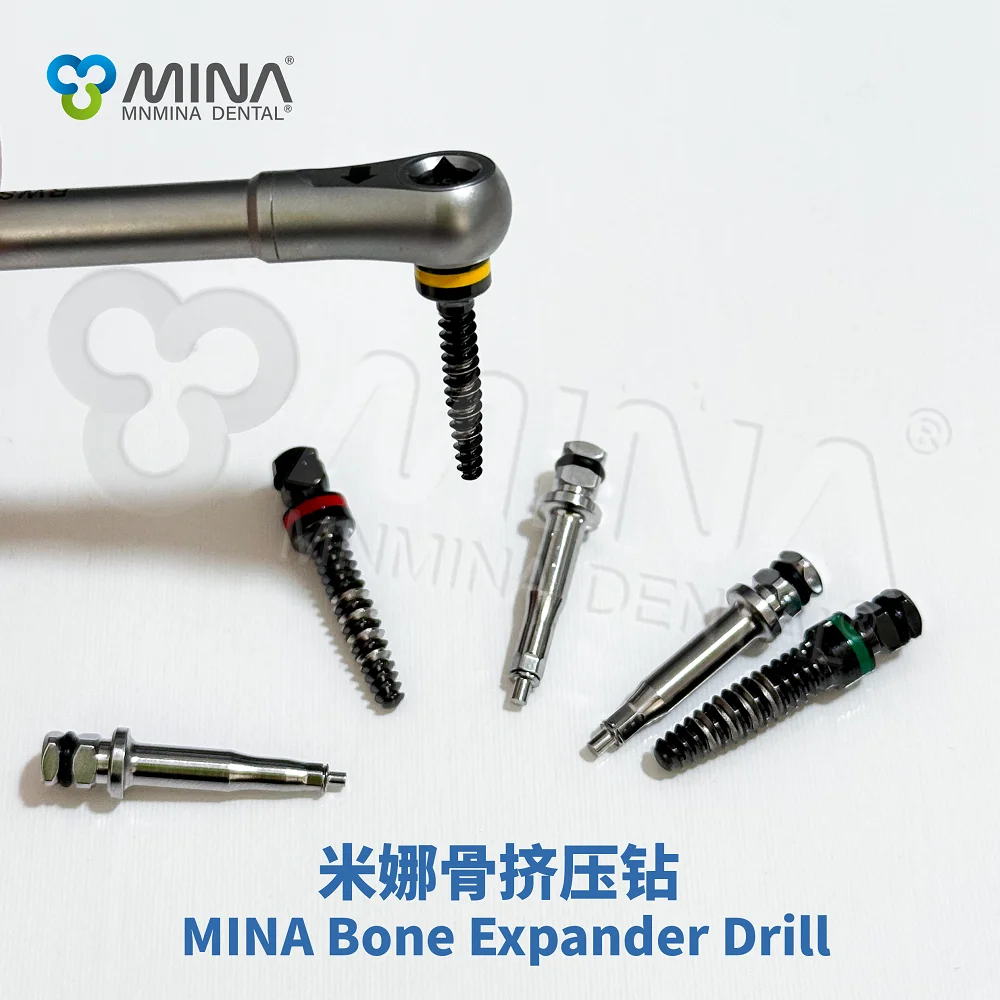 Mina Dental Manual Power Source Bone Expander Drill with Special Expanding Thread Design
