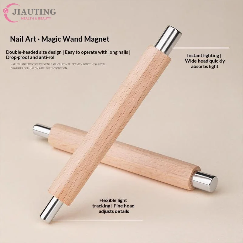 Multifunctional Strong Cat Eye Gel Magnet Cylindrical UV LED Gel Magnet for 3D Cat Eye Effect Nail Art DIY Salon