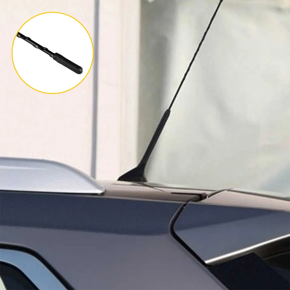 1szt 9'' Uniwersalny maszt antenowy czarny do Toyota Ford Chevrolet Honda AM/FM Wymiana anteny radiowej Maszt dachowy samochodu — zdjęcie 6