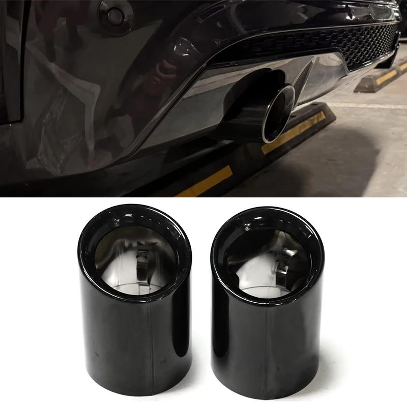 

Автомобильный выхлопной наконечник для BMW X3 G01 30i X4 G02 2019 2020 2021 2022 Насадки на выхлопную трубу Глушитель Насадка на выхлопную крышку из нержавеющей стали