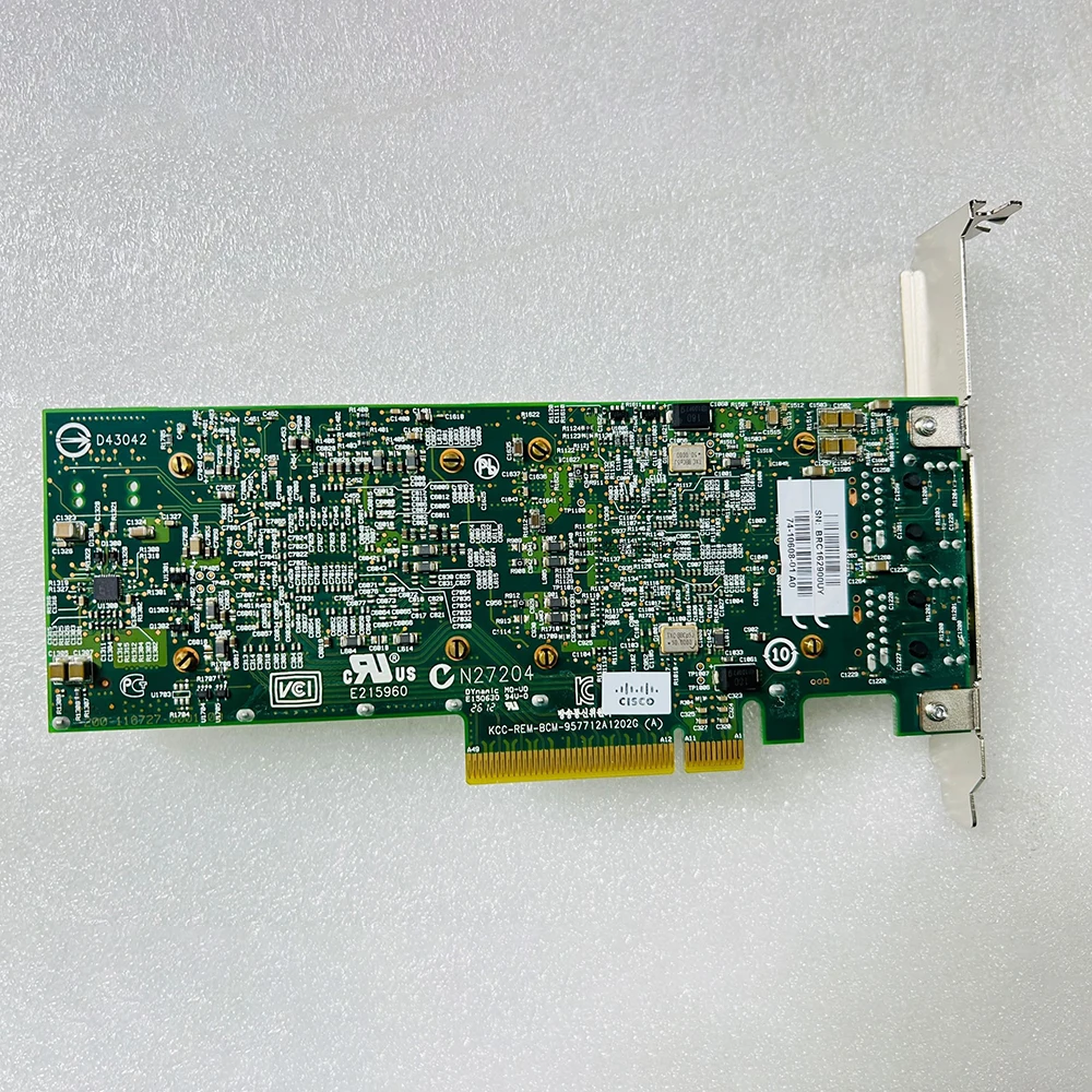 Original BCM57810A BCM957712A 10G 10GE network adapter RJ45 UCSC-PCI-BTG