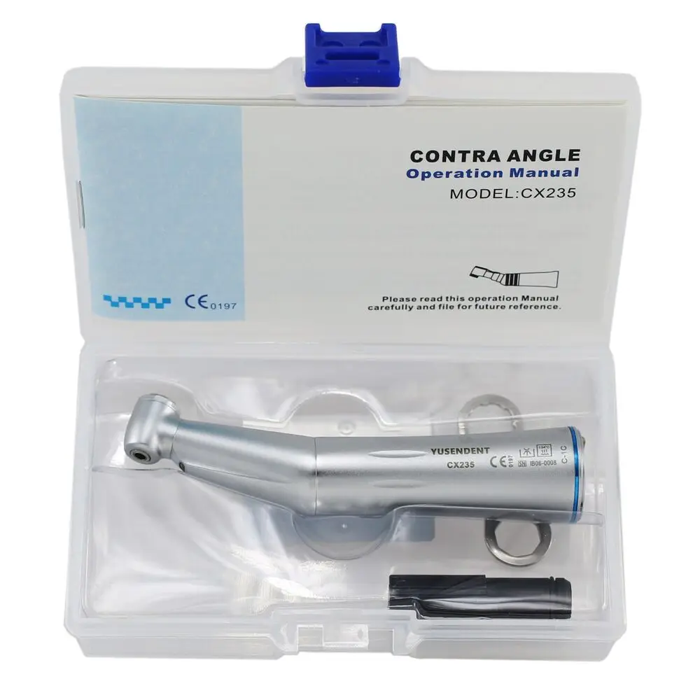 CX235-1C COXO Dental Fiber Optic Contra Angle Low Speed Handpiece E-type Inner Water CX235-1C fit KaVo NSK