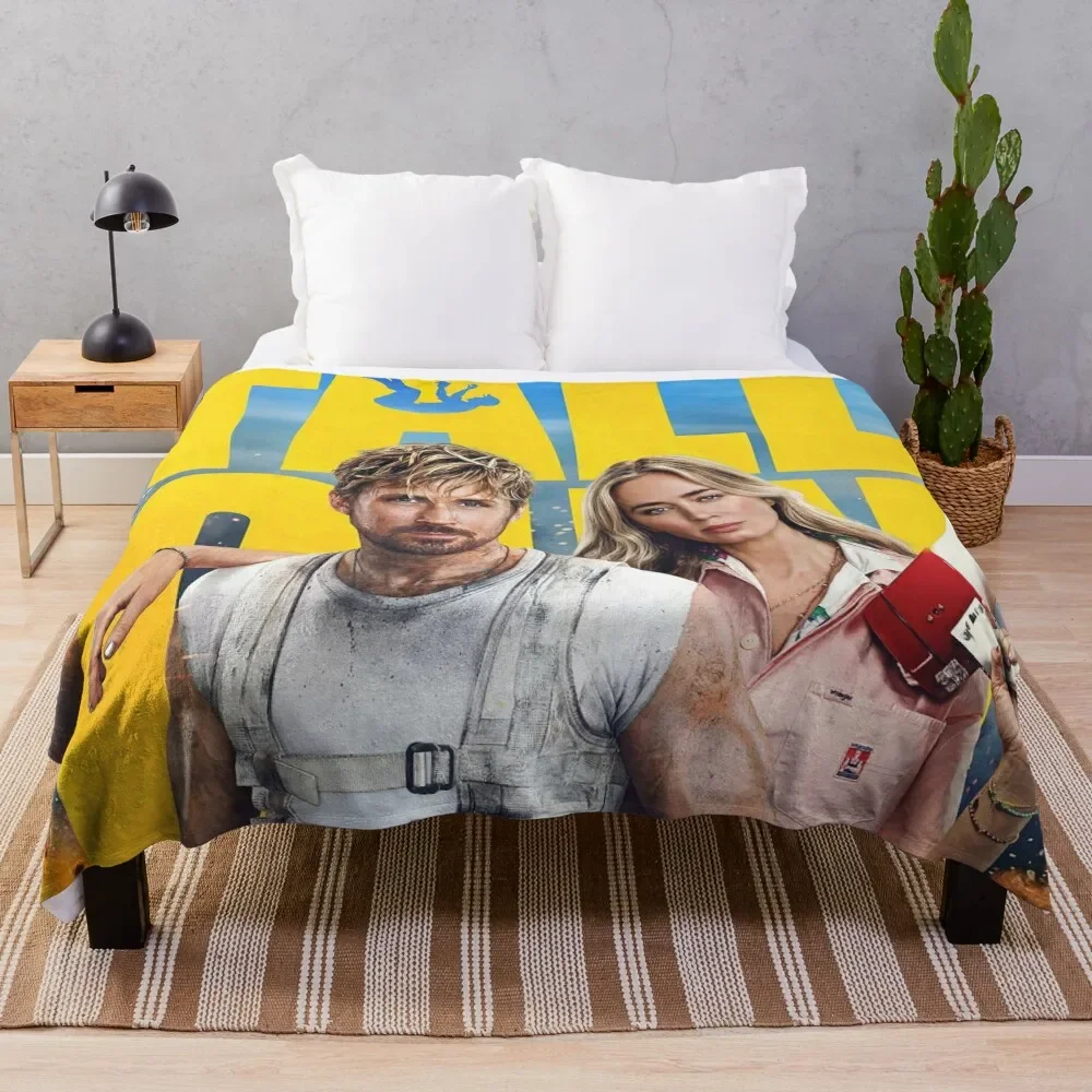 

The Fall Guy (2024) Poster Throw Blanket Warm Cozy Throw Blanket for Living Room Couch