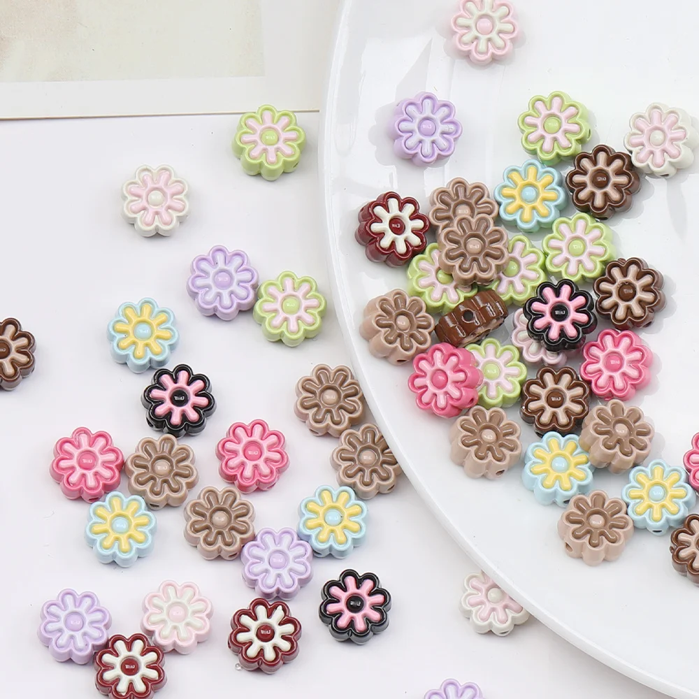 

Cordial Design 100Pcs 10*10MM DIY Beads/Hand Made/Flower Shape/Paint Effect/Metal Beads/Jewelry Findings & Components #17738