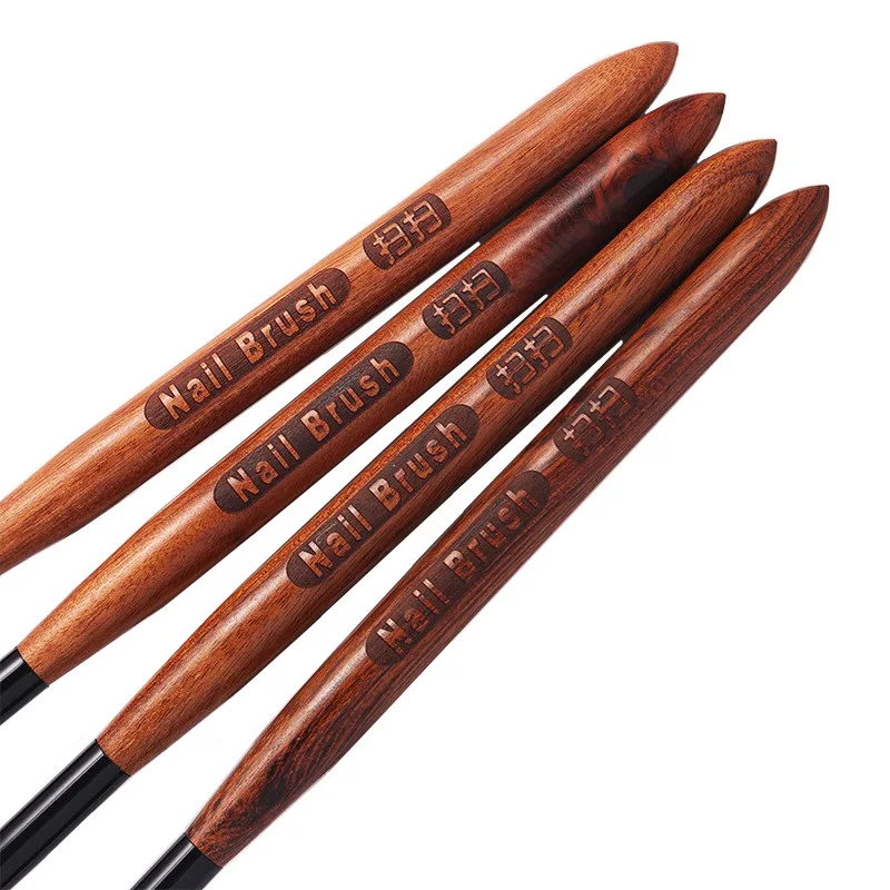 التدرج مسمار فرشاة فنية الاكريليك مسمار أومبير القلم DIY الأشعة فوق البنفسجية جل فرش اللوحة رسم الزهور الأظافر فرشاة أدوات مانيكير لصالون #3