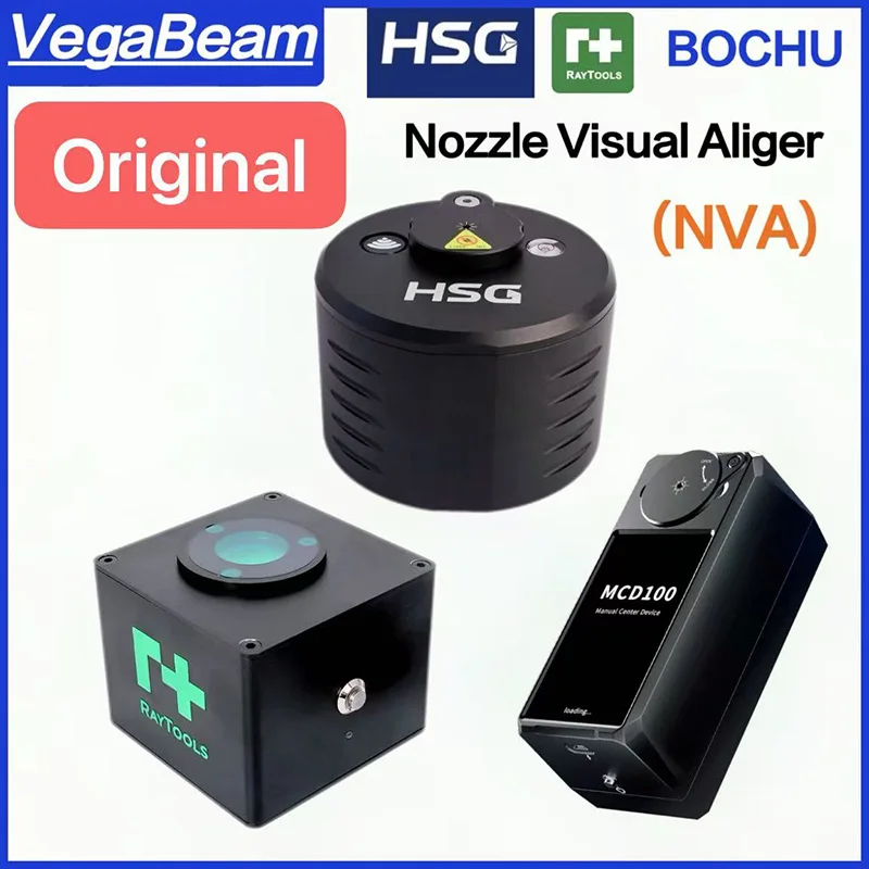 

Original HSG Raytools BOCHU MCD100 NVA Nozzle Visual Aligner Laser Cutting Machine Nozzle Calibration Coaxial Calibration Device