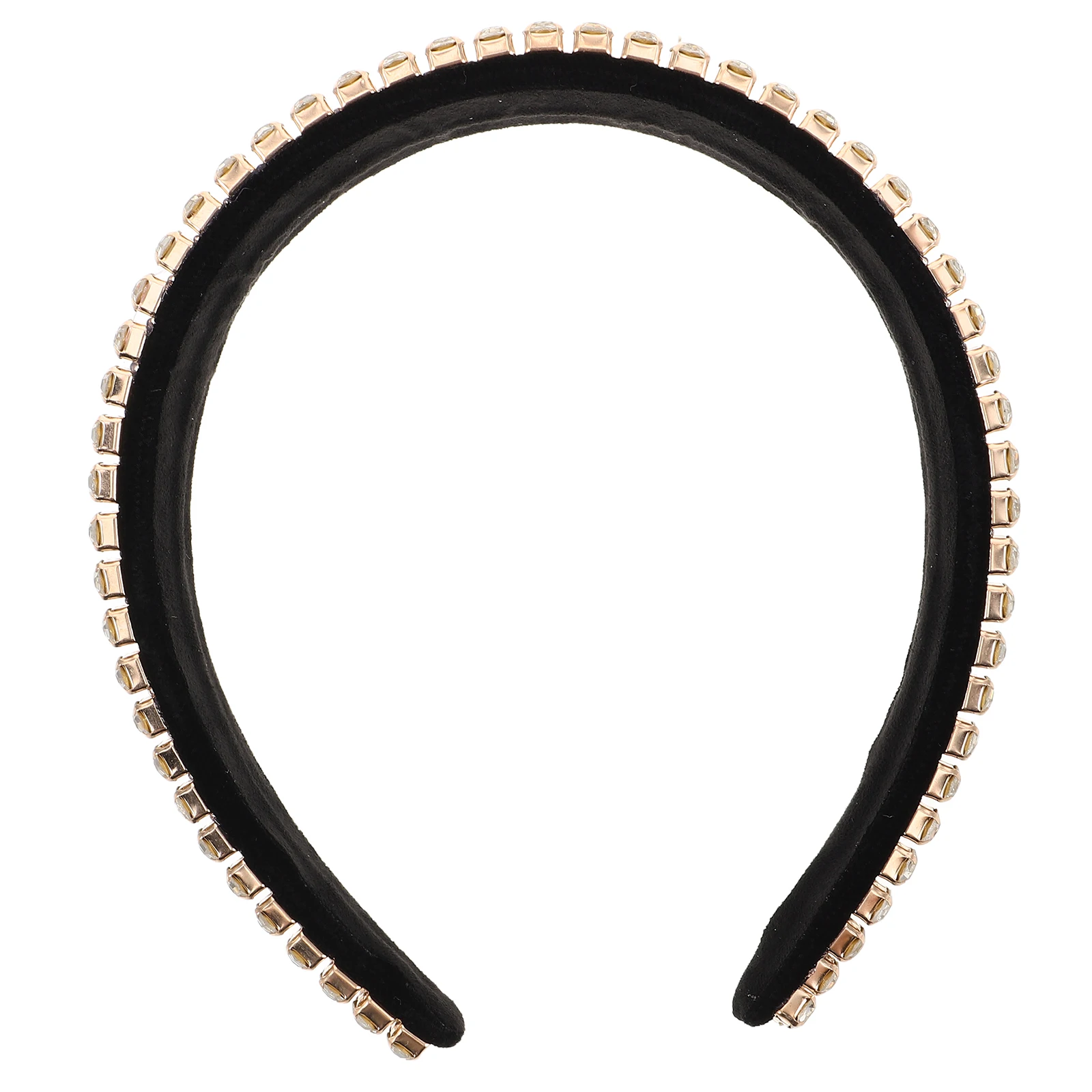 

Wide Brim Rhinestone Headband Women Fashion Hair Accessories Comfortable Bling Band Hairstyles Occasions Valentine Decorative
