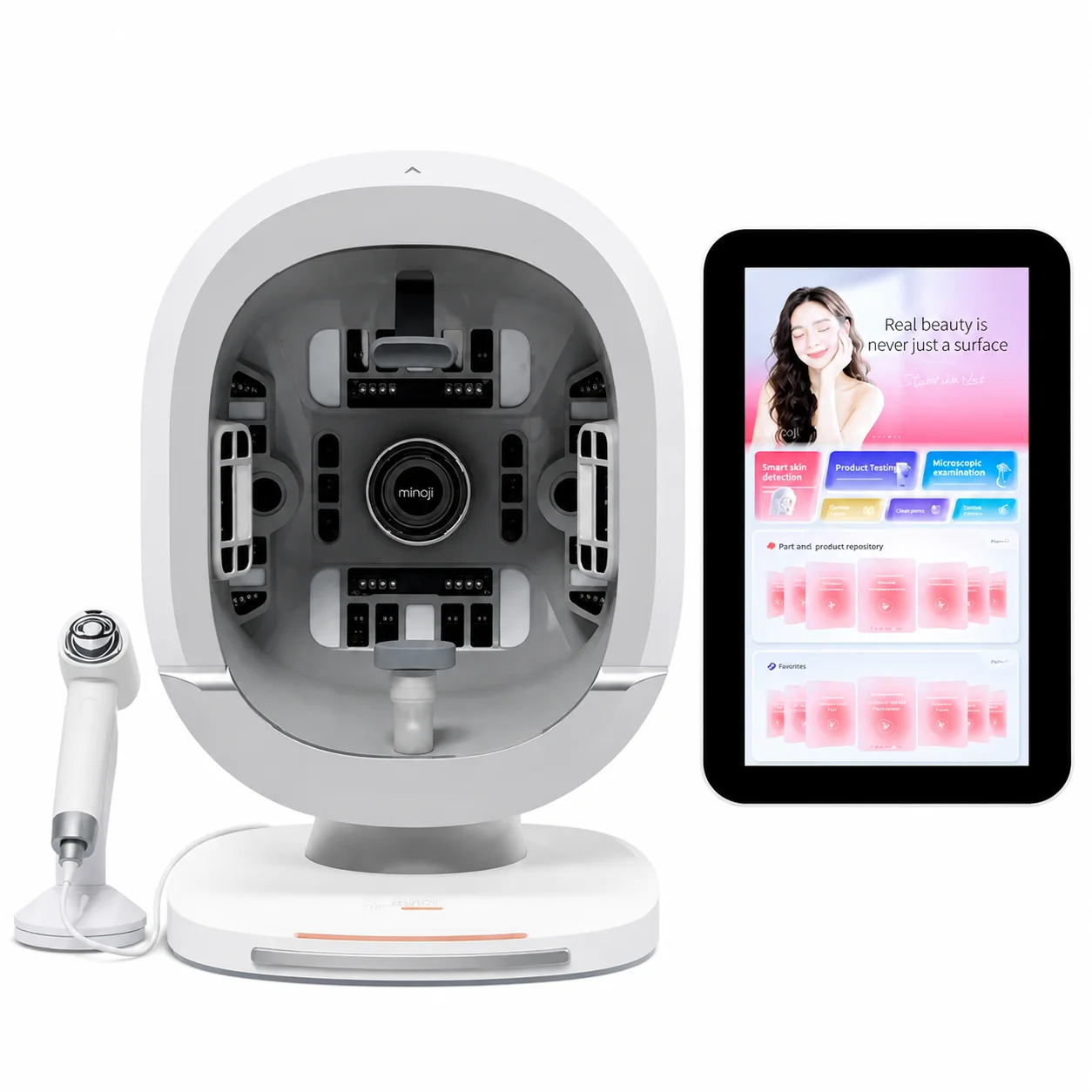 Newest AI-Powered Facial Skin Analysis Instrument Facial Tester Scanner Skin Analyzer Smart Intelligent Skin Analysis Machine