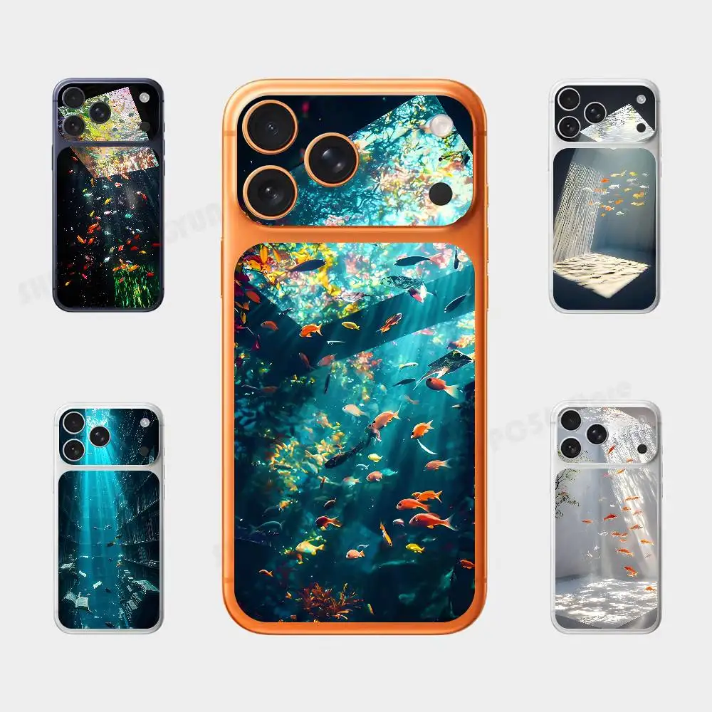 

Within A Square Inch For Iphone 17 Pro ProMax Back Protective Decorative Sticker Back Cover