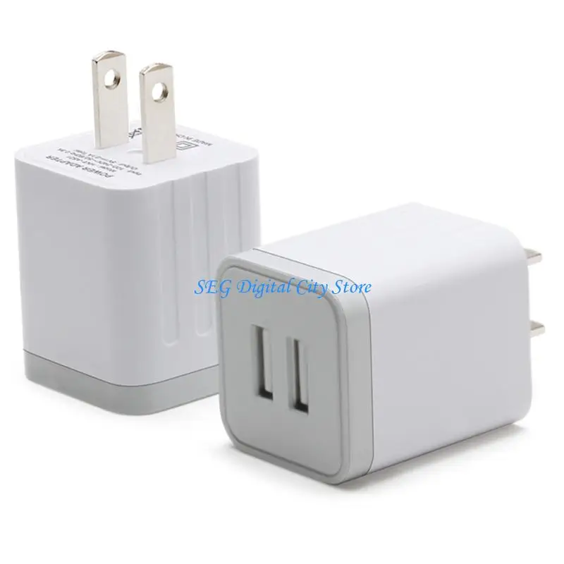 

U75B Two USB Mini Square Design for Efficient Device Charging and Travel Convenience