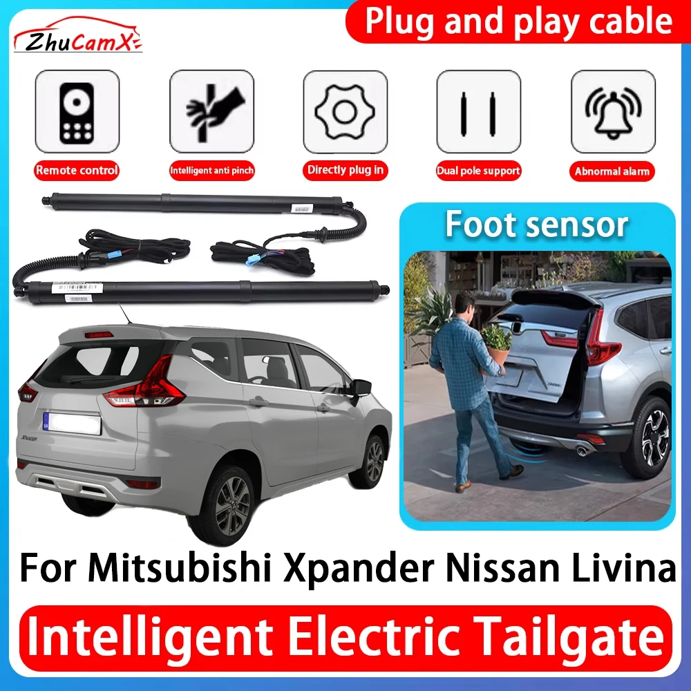 ZhuCamX Car Power Trunk Electric Suction Tailgate Intelligent Tail Gate Lift Strut For Mitsubishi Xpander Nissan Livina