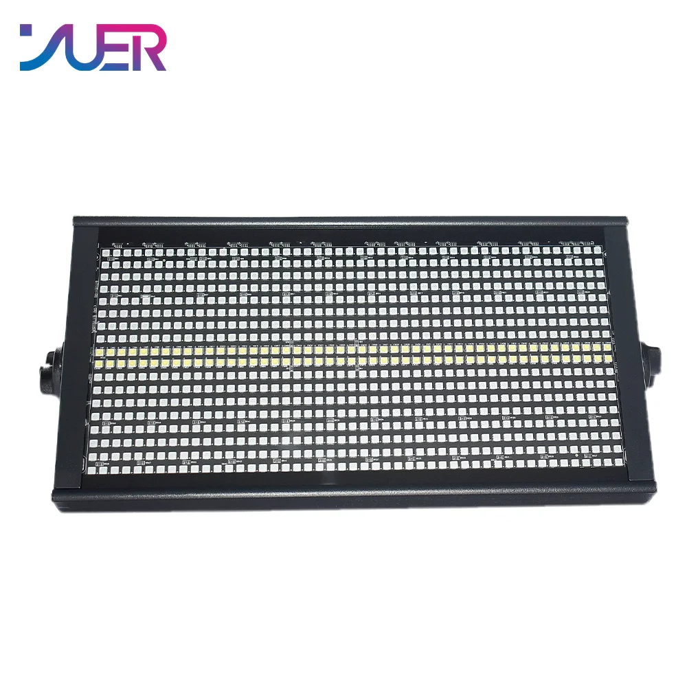 

YUER LED 200W RGB 3in1 48 + 8 Zones Strobe Light DMX Super Bright Wash for Dj Bar Disco club party Stage Lighting Effects