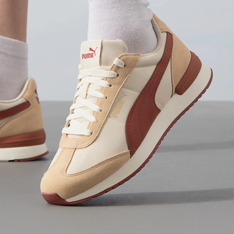 PUMA ของแท้ 2024 ใหม่ยู ไนเซกซ์คลาสสิกย้อนยุคโลว์ท็อปกีฬารองเท้าลำลองน้ำหนักเบา 399250-06