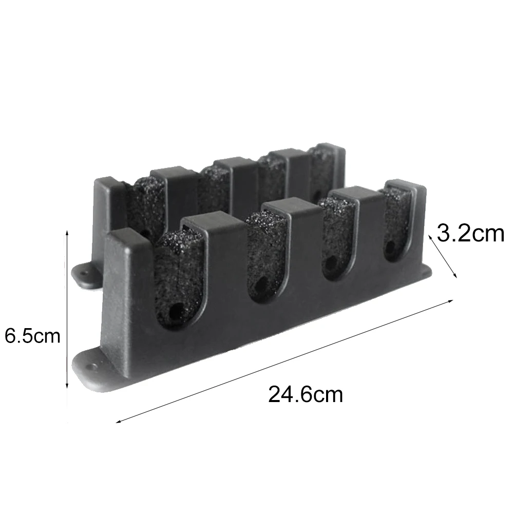 AED2-الصيد الأفقي قضيب Rac قصبة صيد خشبية حامل ل المرآب الصيد تخزين أداة 6 قضيب #5