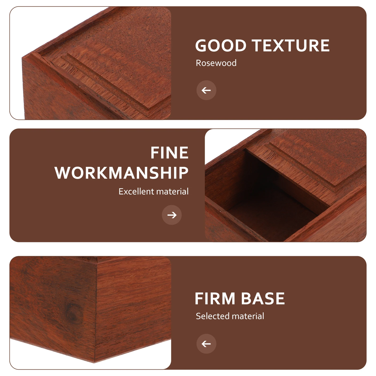 

Storage Box Aromatherapy Furnace Heating Burner Incense Ornament Home Decor Censer Decoration Adornment Rack Vintage Rosewood