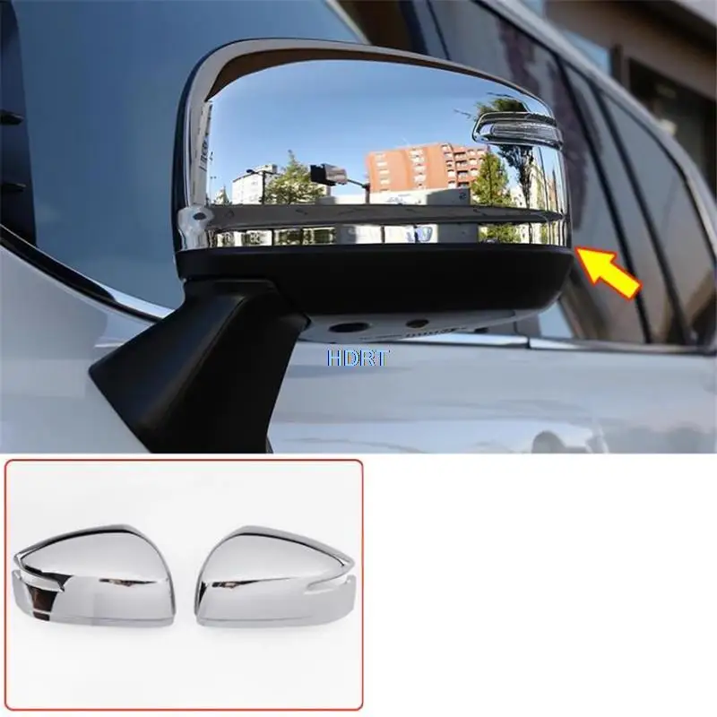 

Car Accessories Exterior Sticker Rearview Mirror Cover Rear View Mirror Trim Frame Fit For Toyota Land Cruiser 300 LC300 2023 +