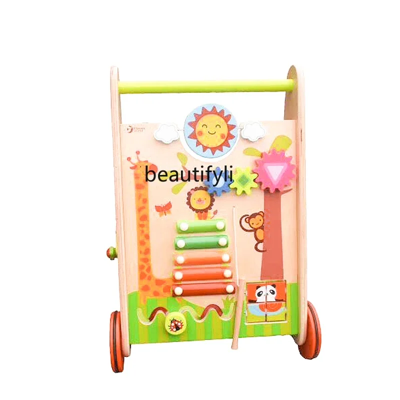 

Baby walker multi-functional anti-rollover baby learns to walk hand push toy