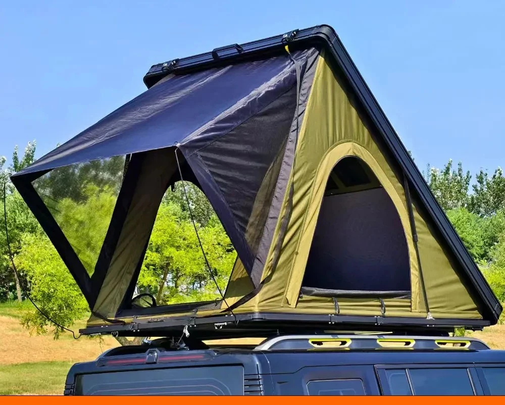 Factory Direct 2026 Offroad Camping 600D Oxford Fabric 2.0m Radius 270 Degree Car Side Awning Rtt Tent Box Car Roof Top Tent