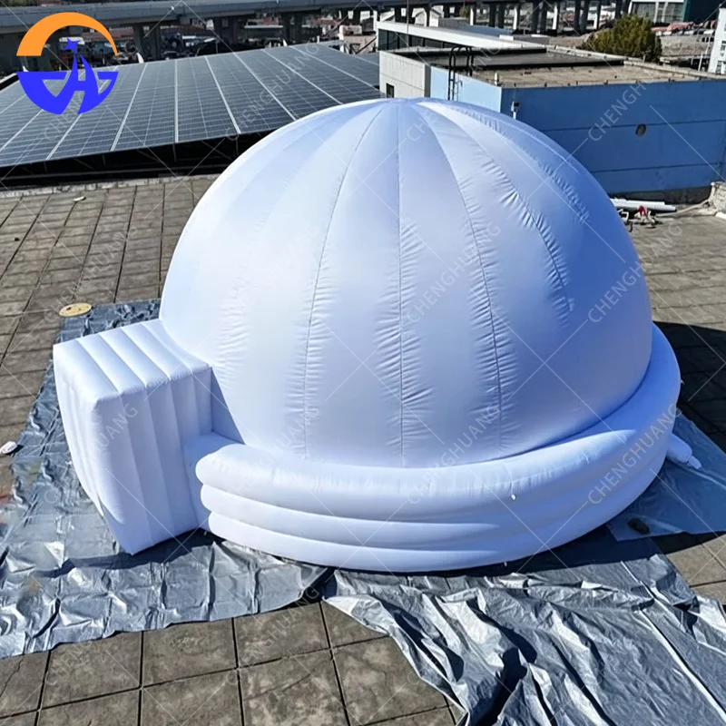 

Customized giant inflatable white dome tent model for outdoor activities, parties, clubs, advertising props