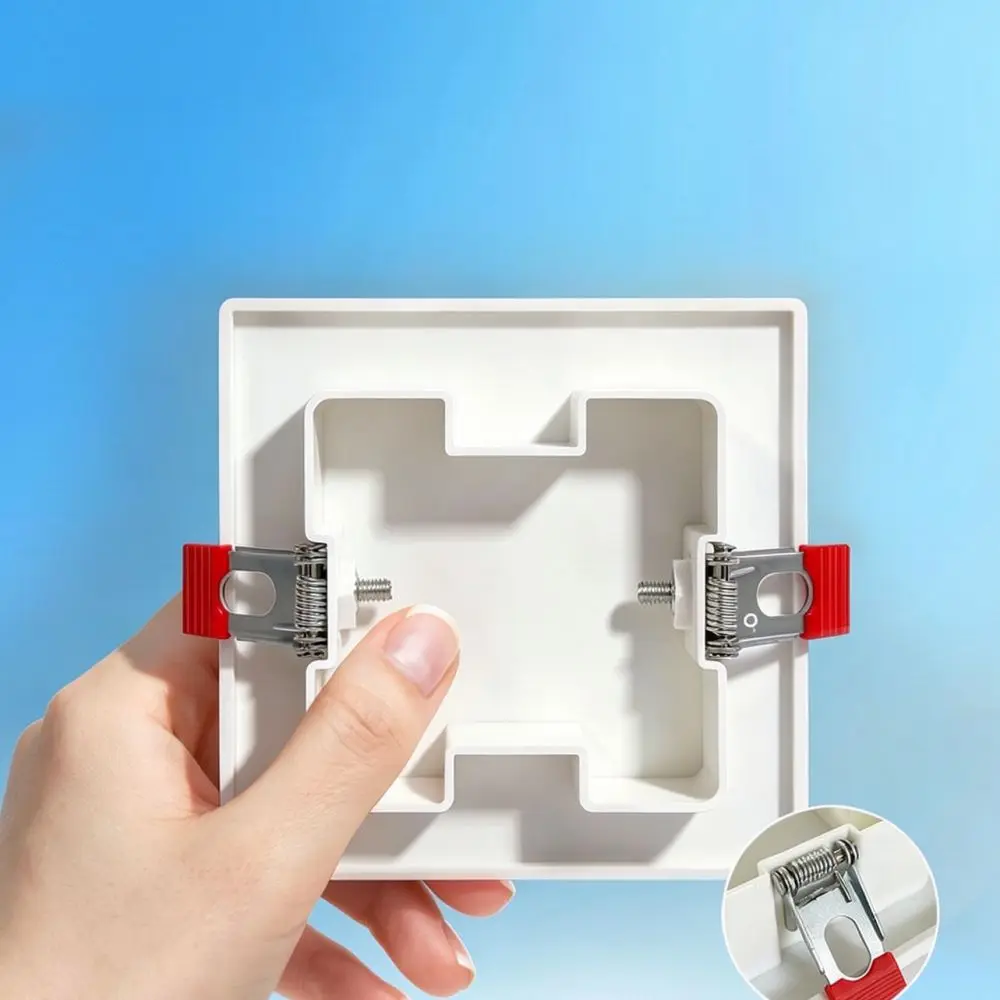 86 Type Blanking Plate Wall Junction Box Cover Spring Buckle Trim Outlet Faceplate Replacement Decorative Socket Housing