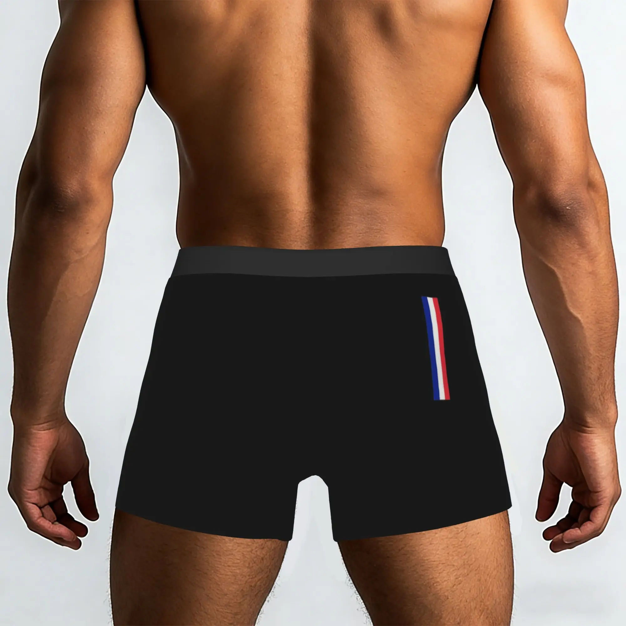 Custom Flag Of France Underwear Men Breathable France Patriotic Boxer Briefs Shorts Panties Soft Underpants For Homme