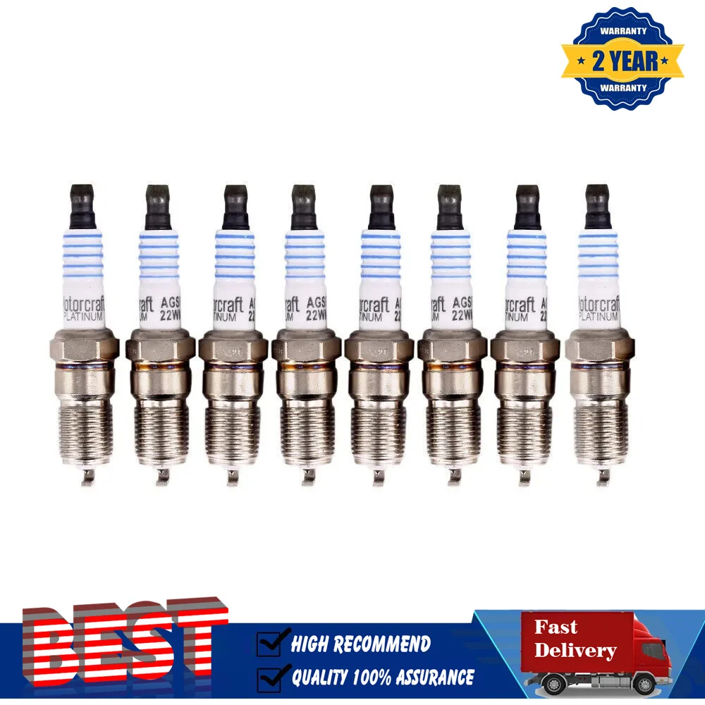 6pcs/8pcs For Ford Motorcraft Platinum Spark Plugs SP-479 AGSF22WM 5.4L 6.8L SP479