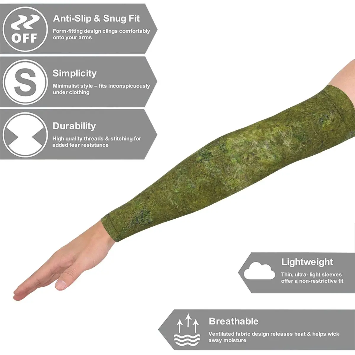 그라스 배틀매트 36x36 야외 팔토시 자외선 차단 커버 여름 사이클링 타투 슬리브