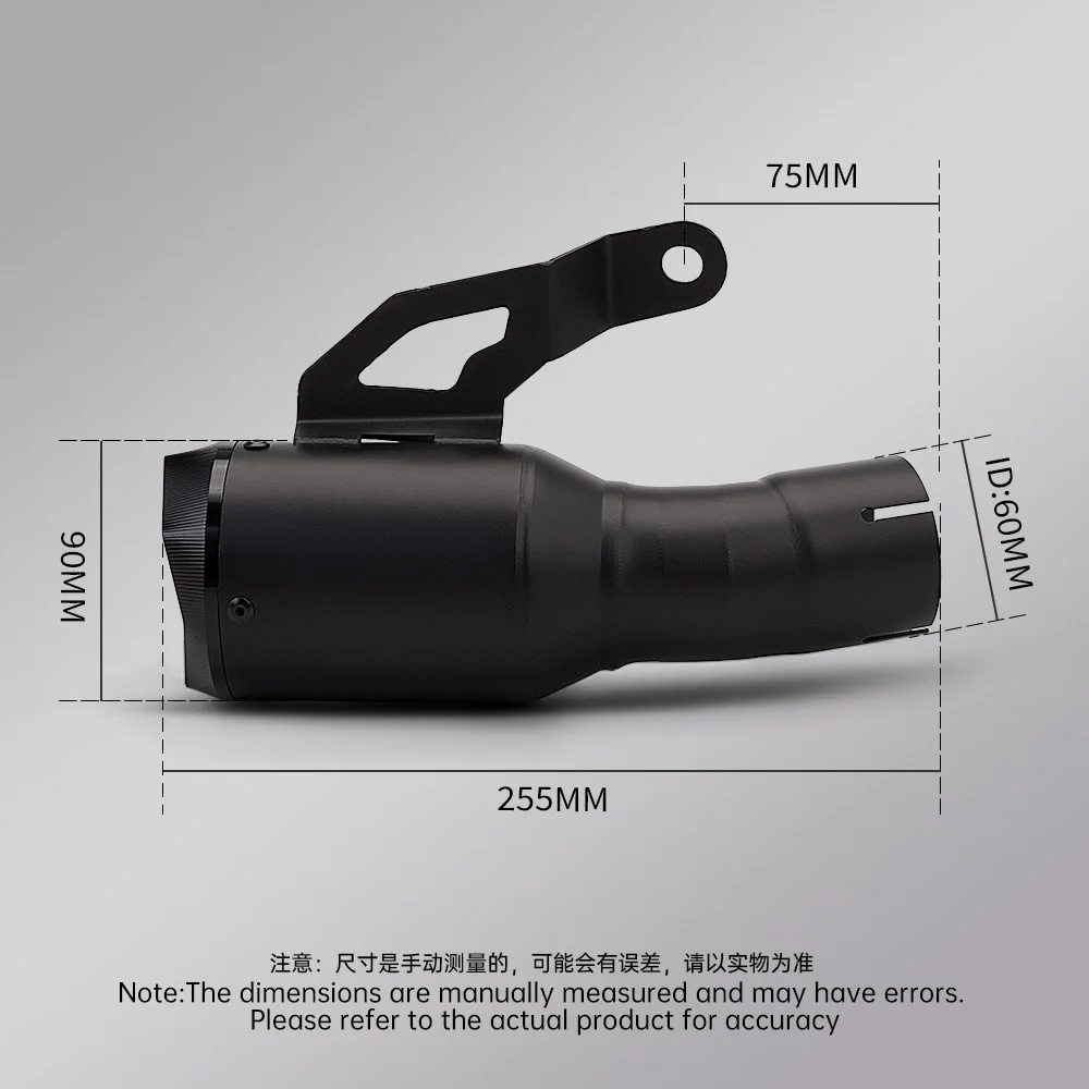 

For S1000R S1000RR 60mm motorcycle exhaust system retrofit exhaust escape exhaust system 2019-2024