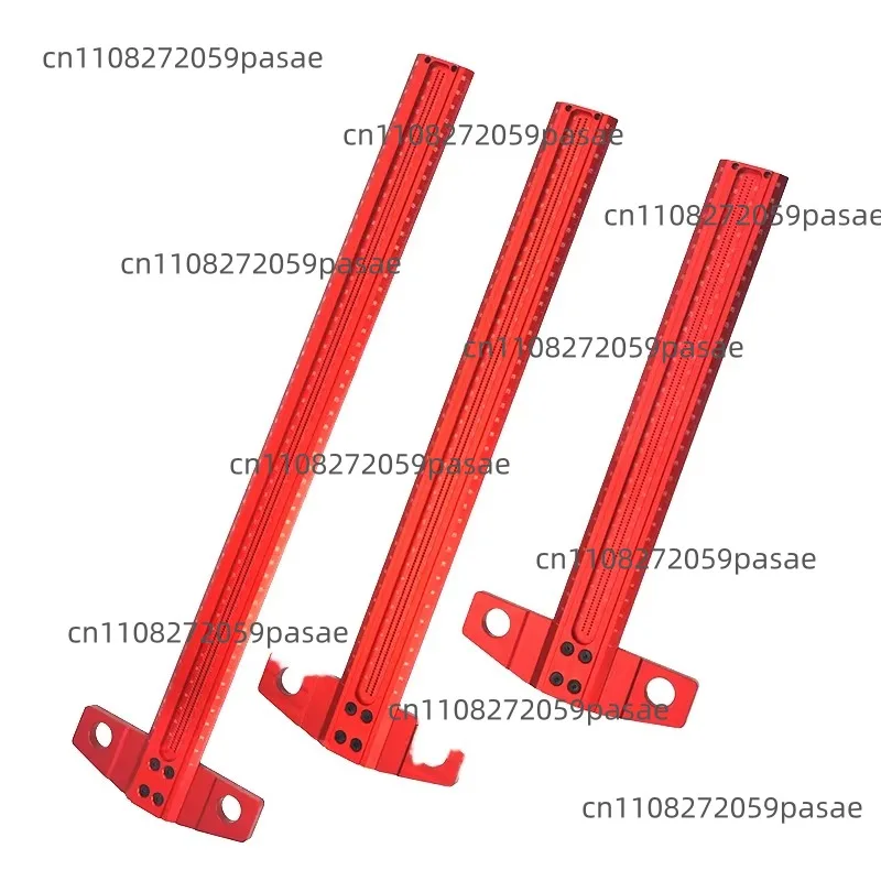 T-square precision ruler for woodworking construction and carpenter layout grade scribe