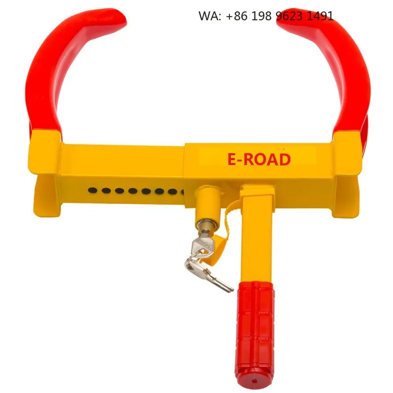 Multi Wheel Type Anti Theft Tire Alignment Clamp Lock Universal Fit Tuk Tuk Motorcycle Three Wheel Vehicle Parking Guard