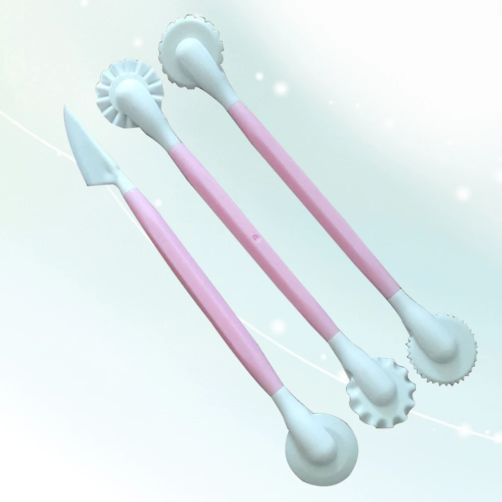 

3 PCS Carving Tool Pastel Blending Tools Fondant Pens Fudge Cake Modeling Sculpture