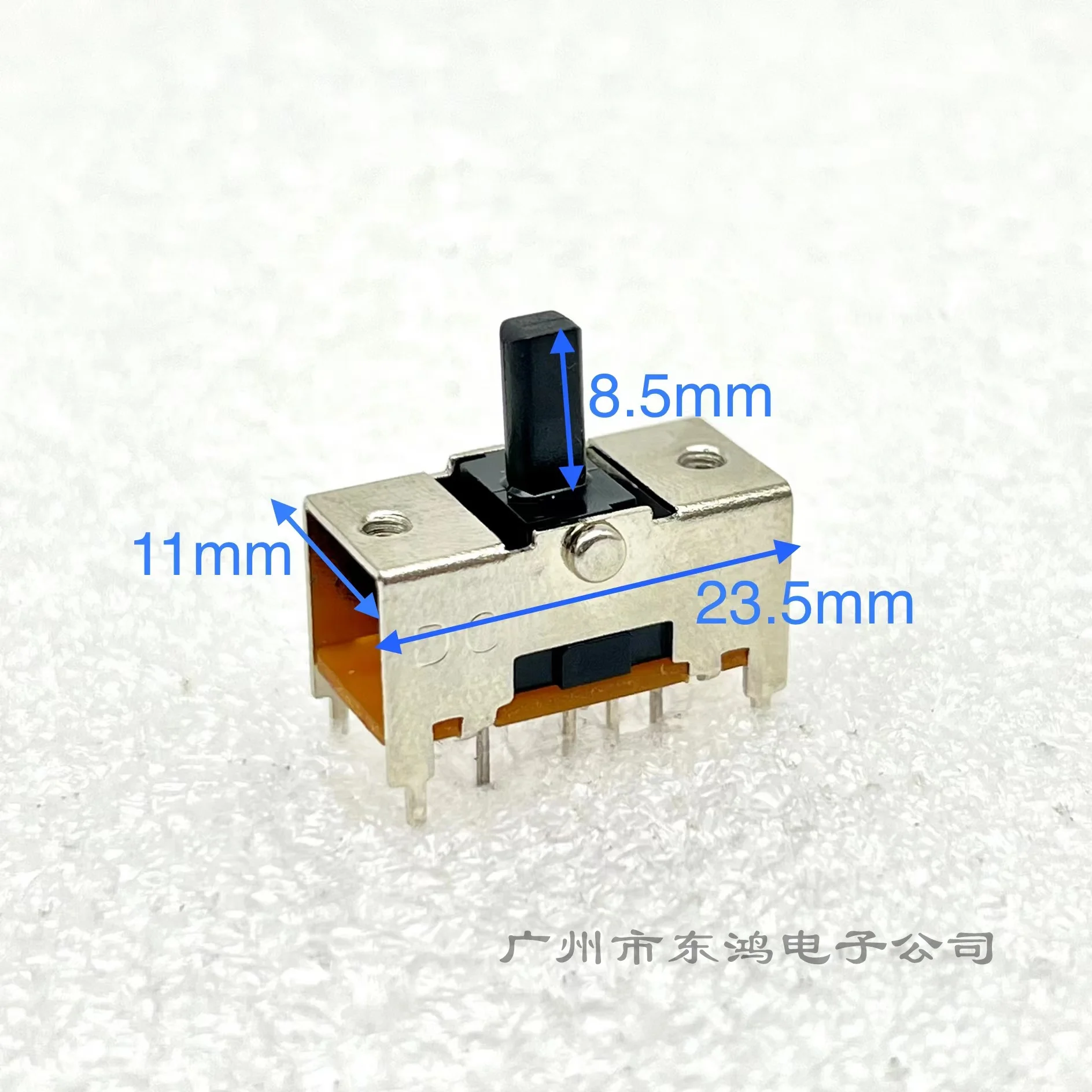 1 PCS high quality toggle switch double row 8 pin 3 speed power switch rocker arm slide switch 3 gear turn switch switch